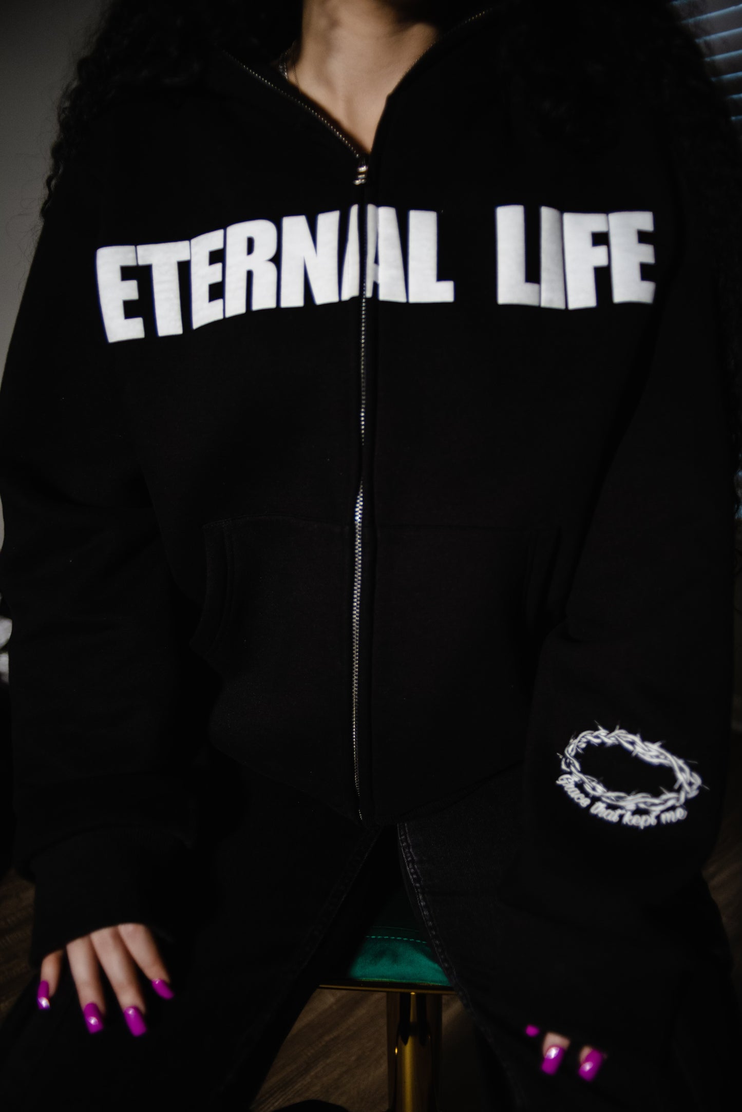 ETERNAL LIFE FULL ZIP HOODIE UNISEX