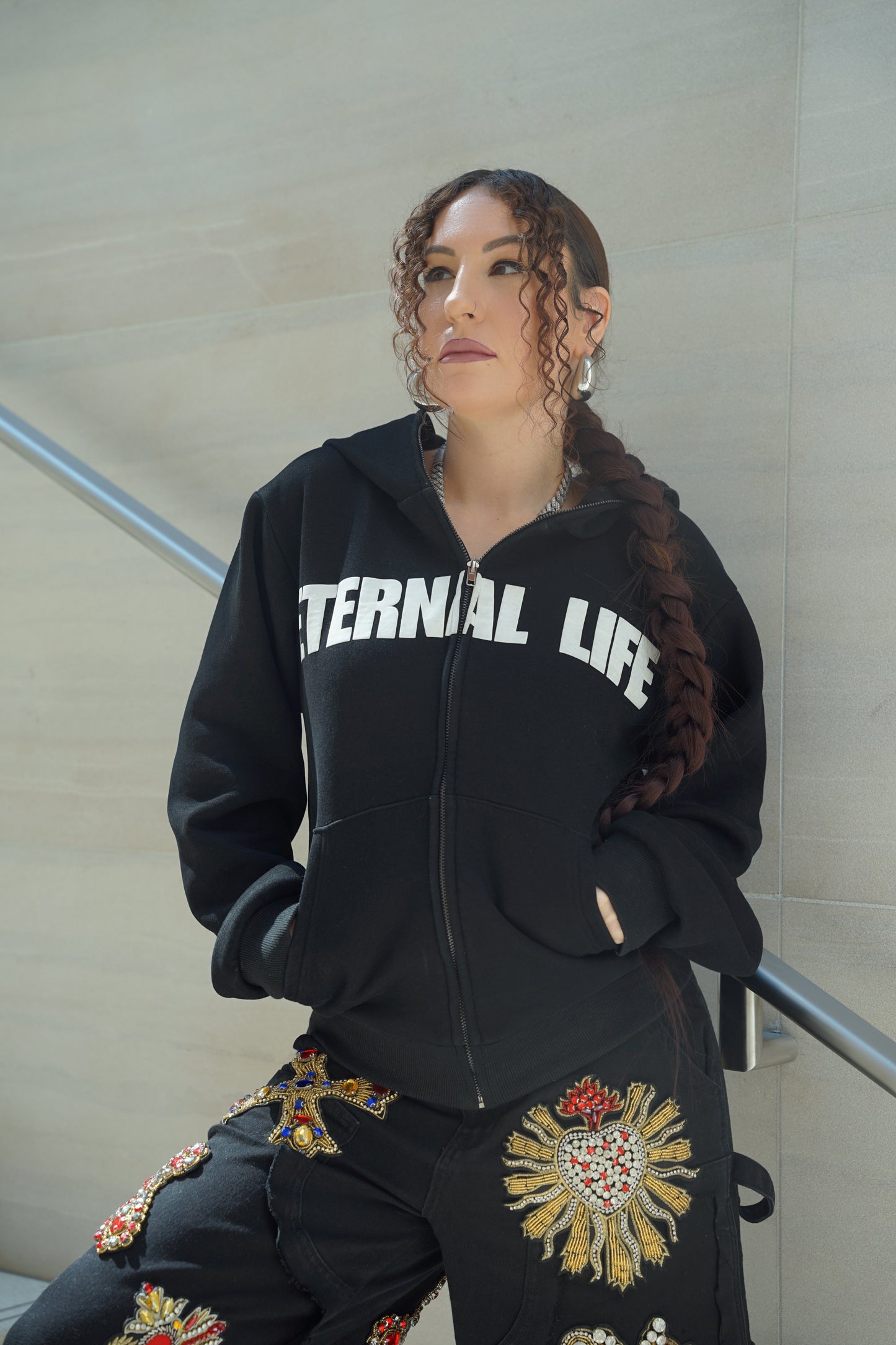 ETERNAL LIFE FULL ZIP HOODIE UNISEX